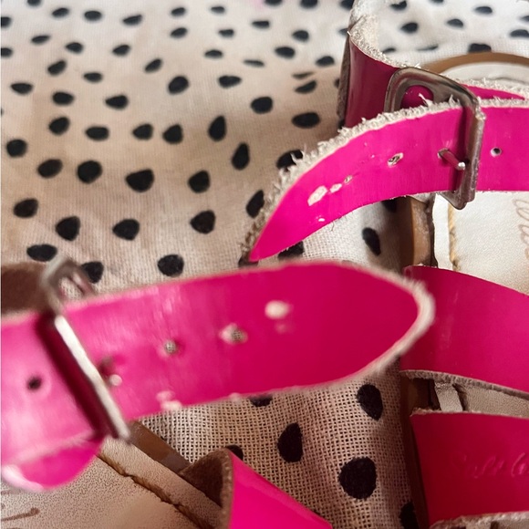 PINK PATENT LEATER SANDALS | SALT-WATER BY HOY - Picture 6 of 6